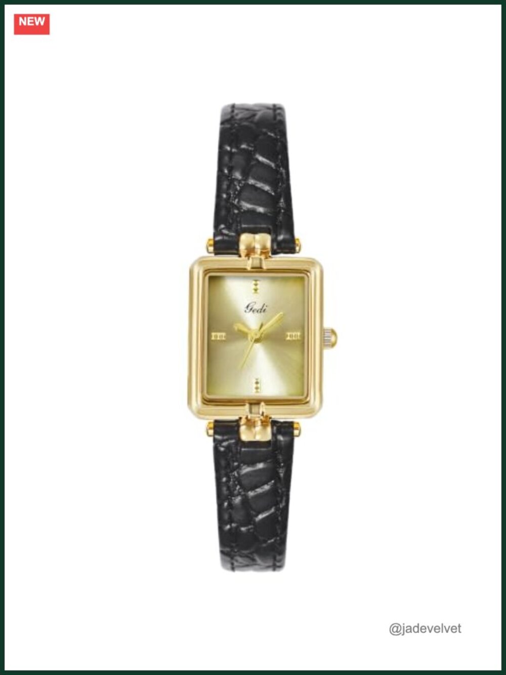 Zeruye Women's Vintage Gold Watch Leather Strap Minimalist Dress